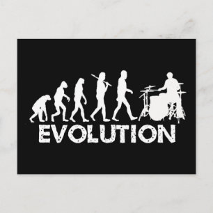 Carte Postale Evolution of a Drummer