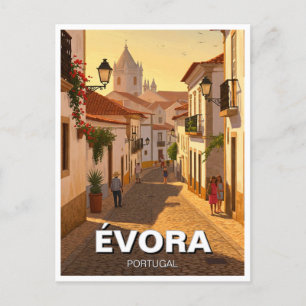 Carte Postale Evora Évora Portugal Travel