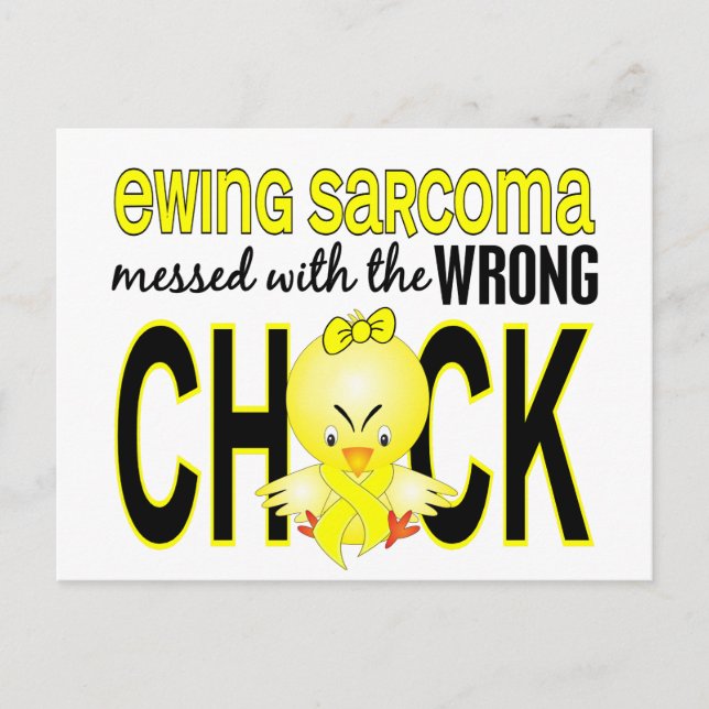 Carte Postale Ewing Sarcoma Messed Avec Une Mauvaise Chick (Devant)