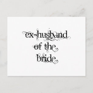 Carte Postale Ex-mari de la mariée