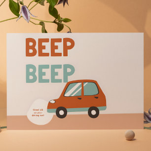 Carte Postale Examen de Conduite