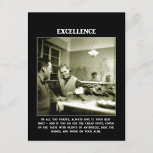 Carte Postale excellence-en-tout-vous-recherchez-toujours-donnez