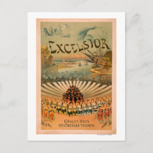 Carte Postale Excelsior Kiralfy Spectacular Triumph Theater