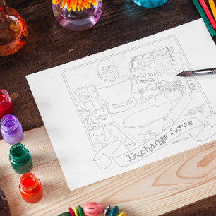 Carte postale Exchange Love Coloring