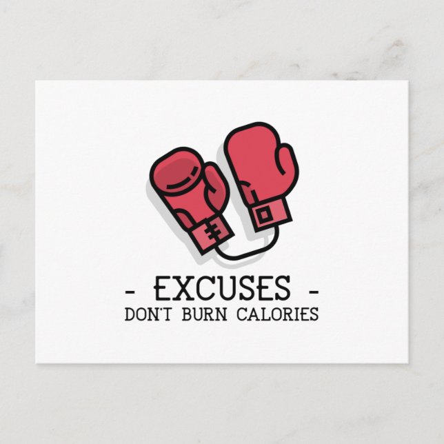 Carte Postale excuses (Devant)