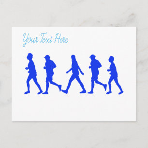 Carte Postale Exécution De L'Exercice De Jogging