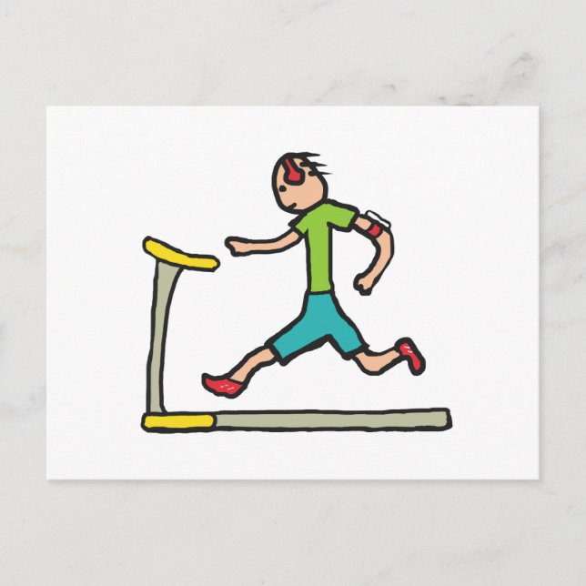 Carte Postale Exécution du tapis roulant (Devant)