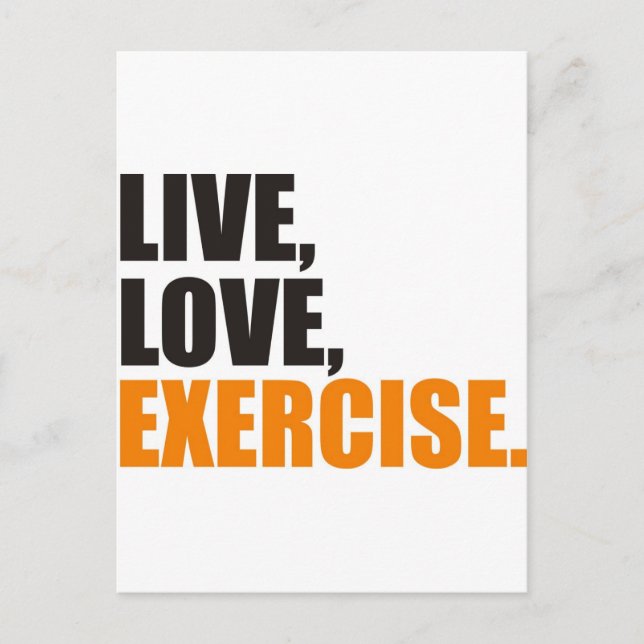 Carte Postale exercice (Devant)