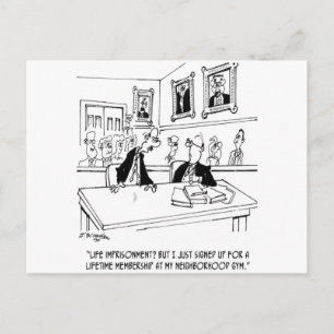 Carte Postale Exercice Cartoon 5311
