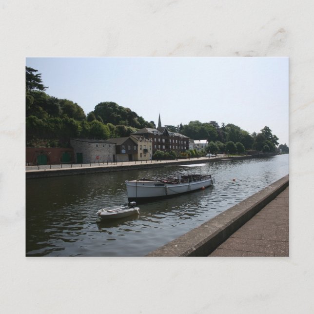 Carte Postale Exeter canal, Devon, Royaume-Uni (Devant)