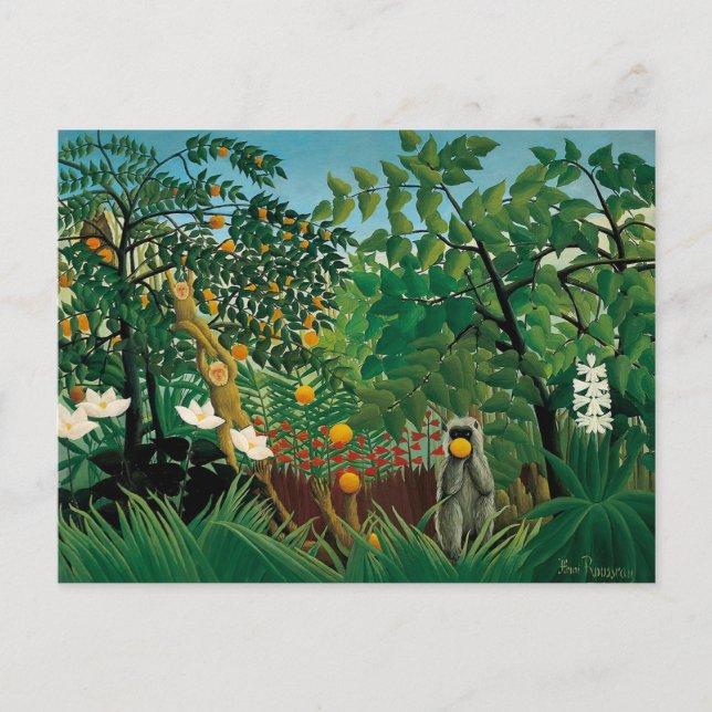 Carte postale exotique de paysage de Henri (Devant)