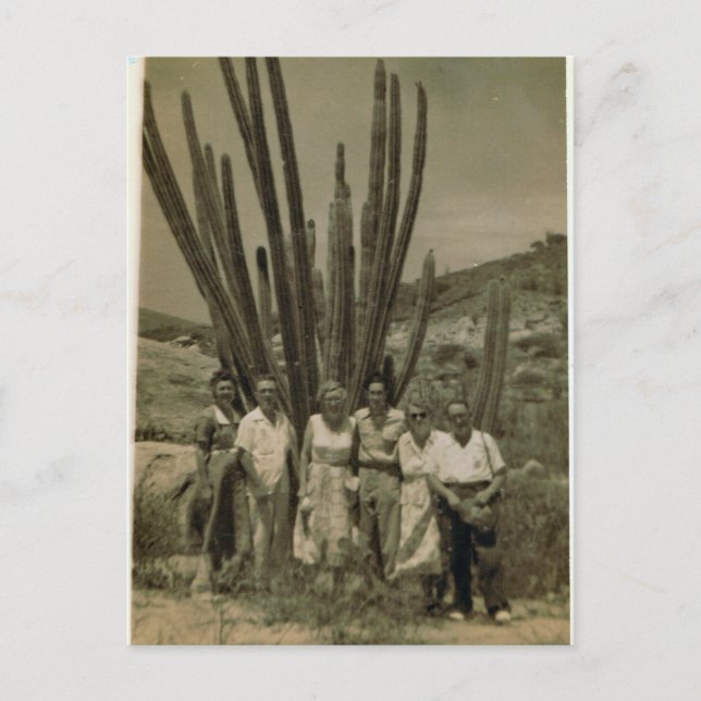 Carte Postale Expatriés travaillant pour Esso à Aruba (Devant)