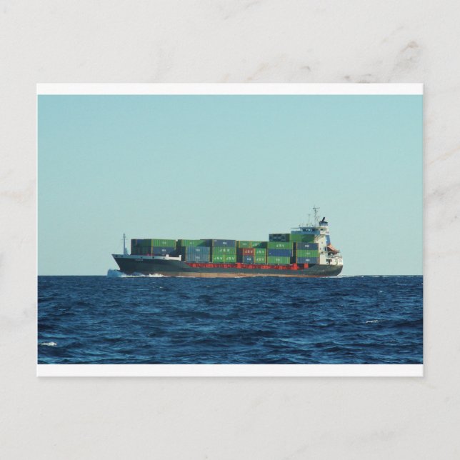 Carte Postale Expéditeur conteneur (Devant)
