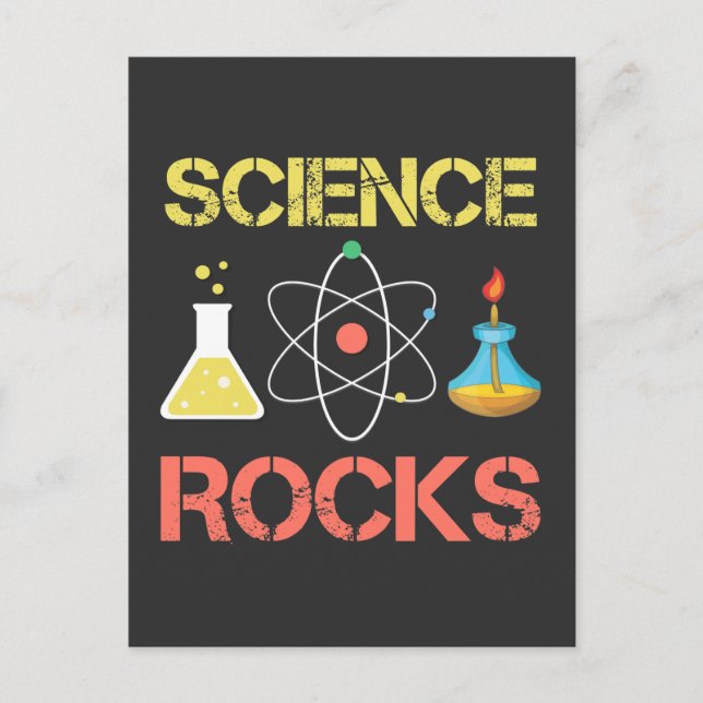 Carte Postale Expériences de laboratoire de sciences cool Médeci (Devant)