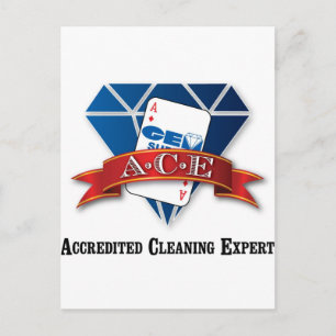 Carte Postale Expert de nettoyage accrédité