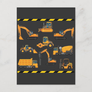 Carte Postale Exploitant d'excavation de construction Garçon jar