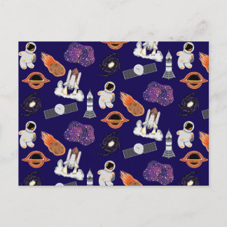 Carte Postale Explorateur de l'espace