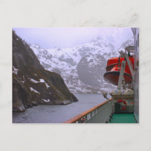 Carte Postale Explorateur intrépide, voyage norvégien