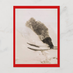 Carte Postale Explorateurs vintages, Roald Amundson en engins po