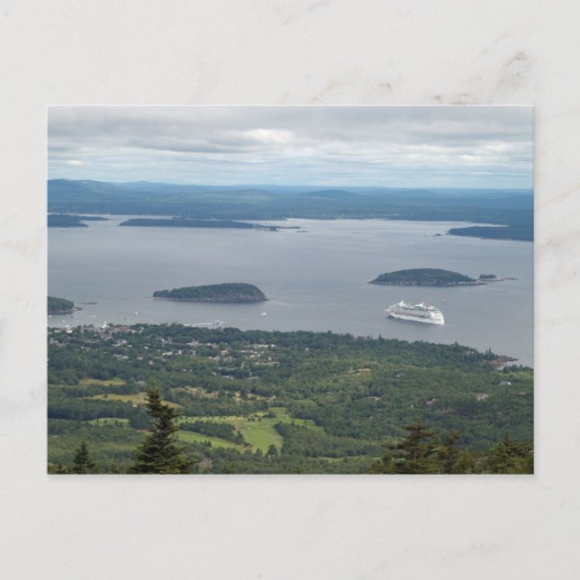 Carte Postale Explorer des mers à partir du parc national Acadia (Devant)