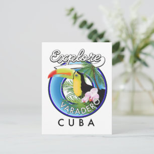 Carte Postale Explorer le logo de voyage Varadero Cuba