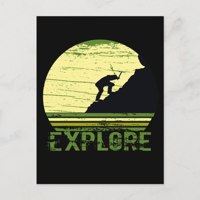 Carte Postale Explorez la randonnée sauvage (Devant)
