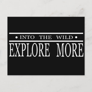 Carte Postale Explorez la randonnée sauvage