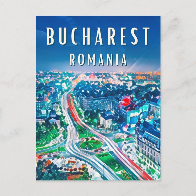 Carte Postale Explorez les merveilles de Bucarest (Devant)
