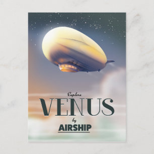 Carte Postale Explorez Venus Par Aéroport