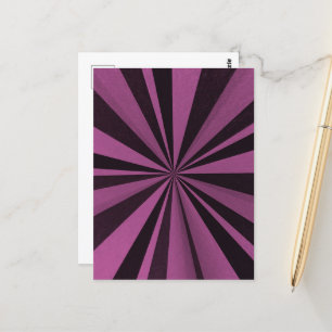 Carte Postale Explosion de couleur - Rose