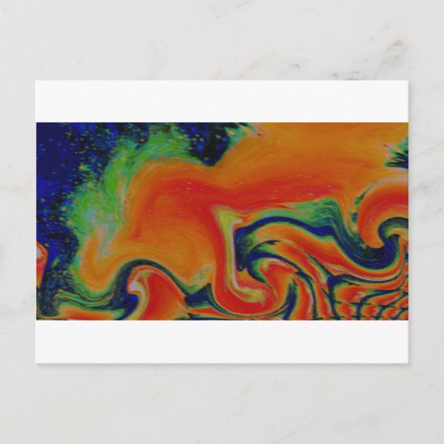 Carte Postale Explosion du feu (Devant)