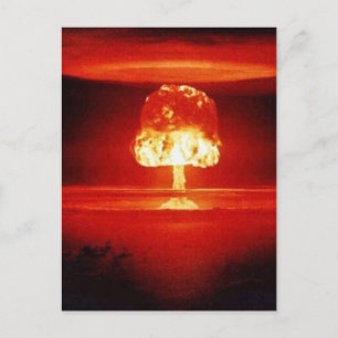 Carte Postale explosion nucléaire