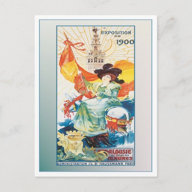 Carte Postale Exposition Espagne (Devant)