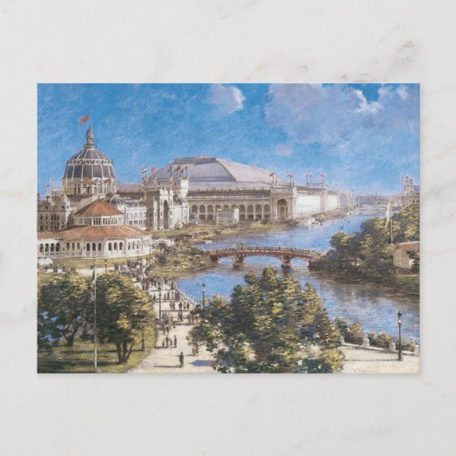 Carte Postale Exposition mondiale de la Colombie par Theodore Ro (Devant)
