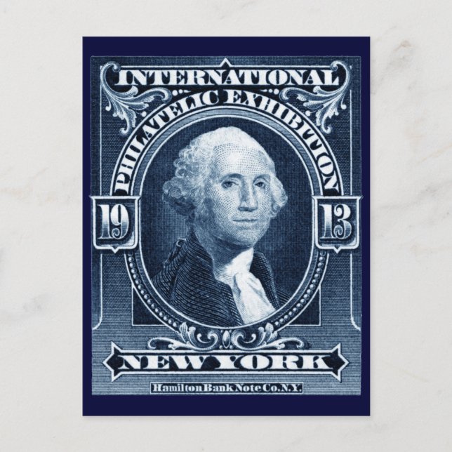 Carte Postale Exposition philatélique de New York 1913 (Devant)