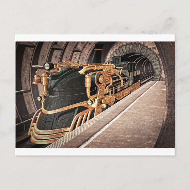 Carte Postale Express Steampunk (Devant)