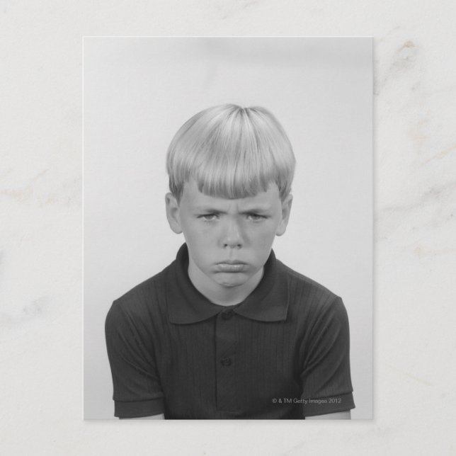 Carte Postale Expression de Boy Facial (Devant)