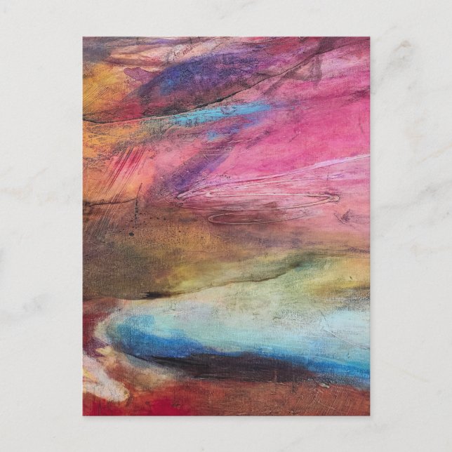 Carte Postale Expression Fuchsia (Devant)