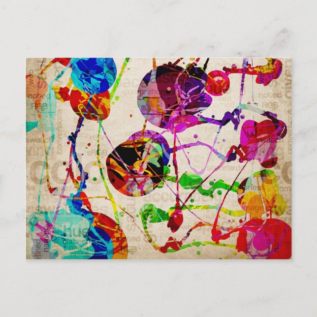 Carte Postale Expressionnisme Abstrait 2 (Devant)