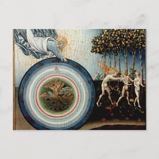 Carte Postale Expulsion du Paradis (Devant)