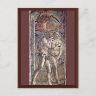 Carte Postale Expulsion Du Paradis Par Masaccio (Qualité Supérie