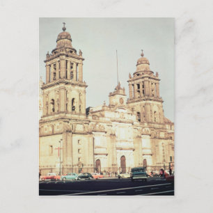 Carte Postale Extérieur de la cathédrale de Mexico