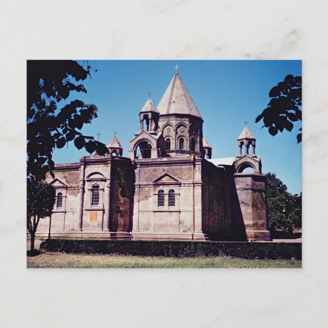 Carte Postale Extérieur de la cathédrale d'Etchmiadzin (Devant)