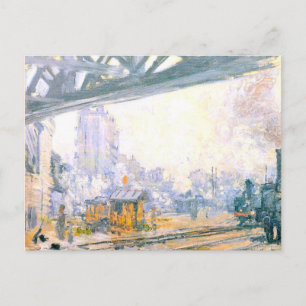 Carte Postale Extérieur de la gare Saint-Lazare