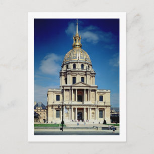 Carte Postale Extérieur de l'église, commencé 1676 (photo)