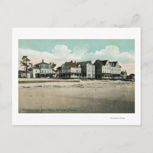 Carte Postale Exterior View of the Atlantic and Abbott Hotels
