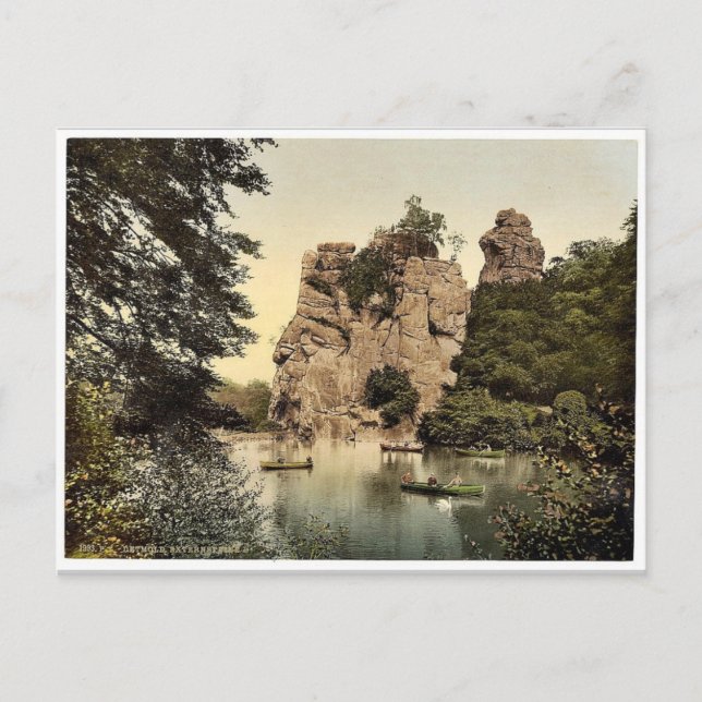 Carte Postale Externstein, I., Detmold, lèvre, Germany classic P (Devant)