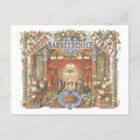 Extraits de mouchoir de publicité vintage