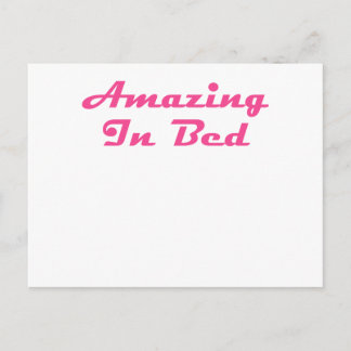 Carte Postale Extraordinaire Dans Le Lit
