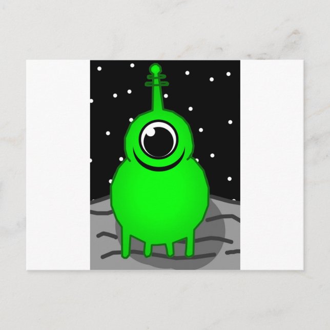 Carte Postale Extraterrestre (Devant)